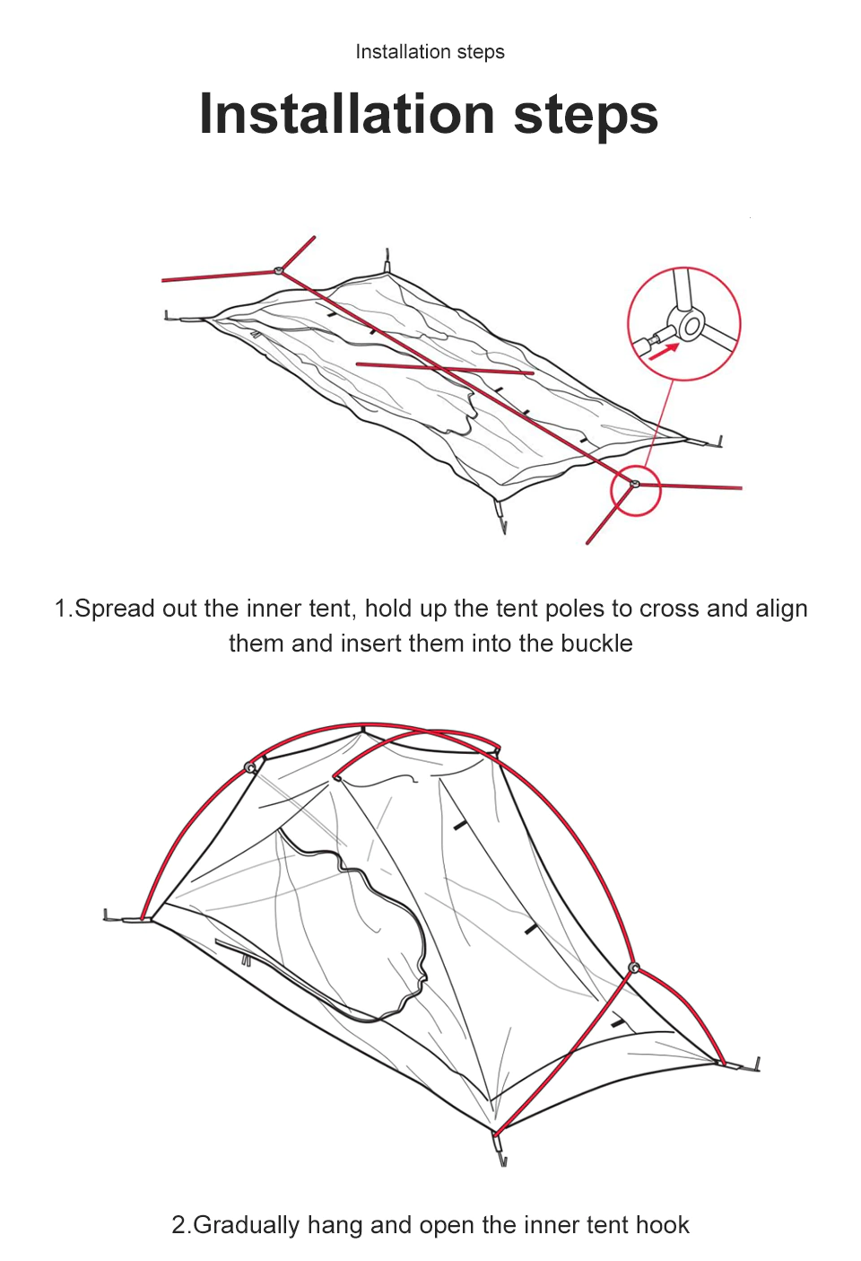 Cheap Goat Tents PACOONE Ultralight 20D Nylon Camping Tent Portable Backpacking Cycling Tent Waterproof Outdoor Hiking Travel Tent Beach Tent New   